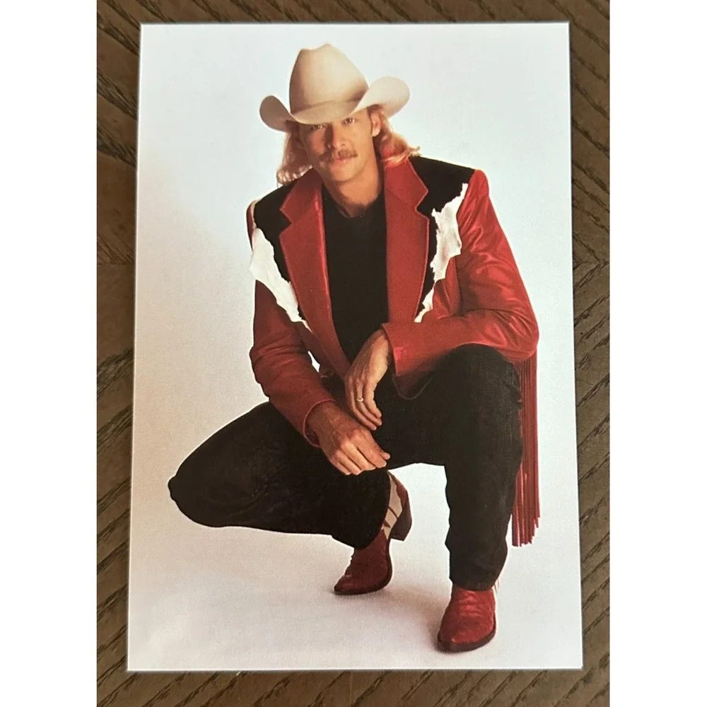 Vintage Unused Postcard Alan Jackson Country Music Memorabilia Ephemera